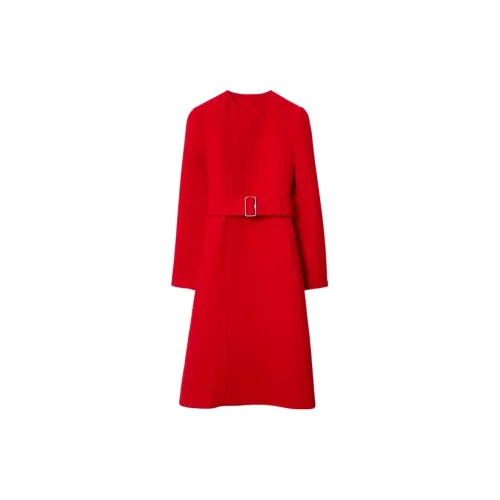 Burberry Coats Women's Red