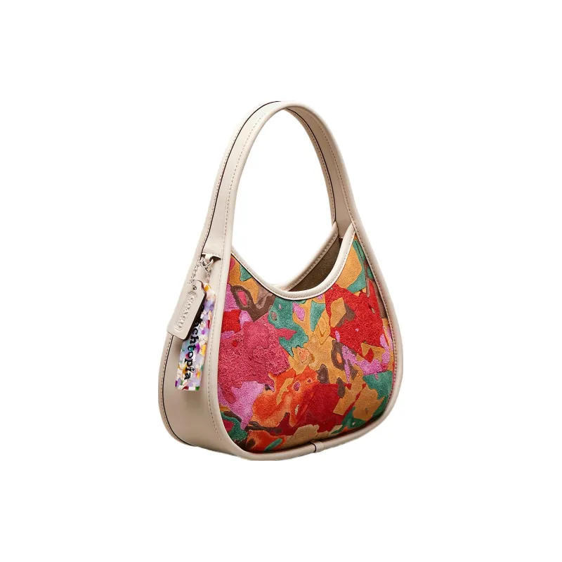 COACH Ergo Leather Shoulder Bag, Handbag, Shoulder Bag Women's Multicolor-1