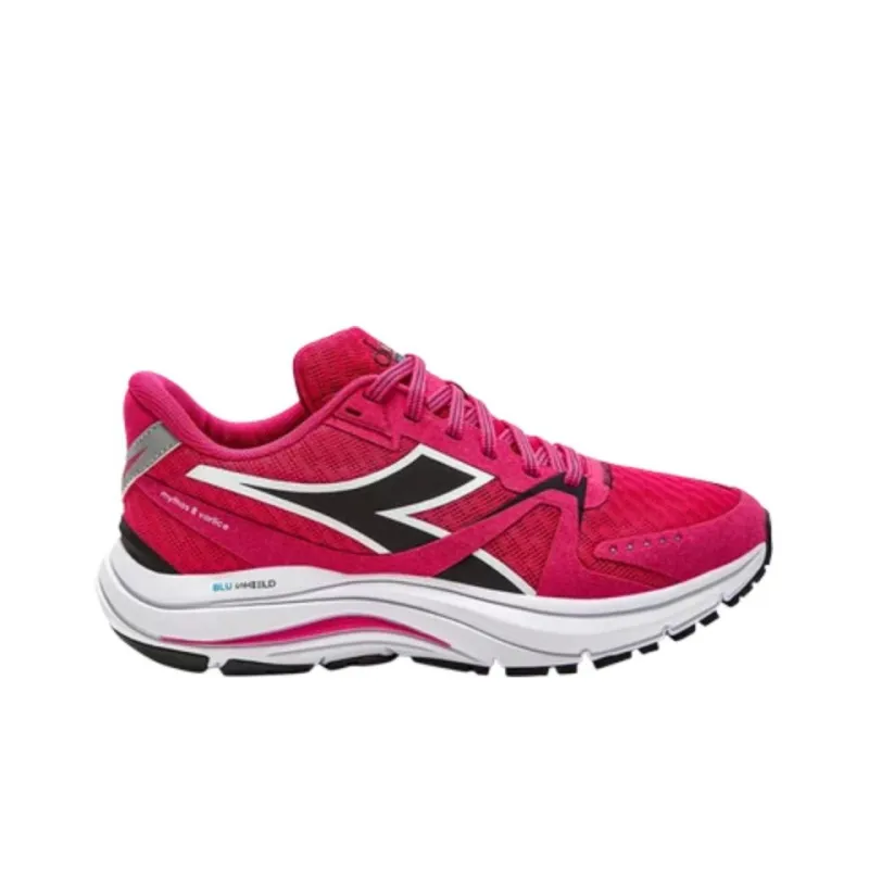 diadora Women's Mythos Blushield 8 Vortice 'Rubine Red'-1