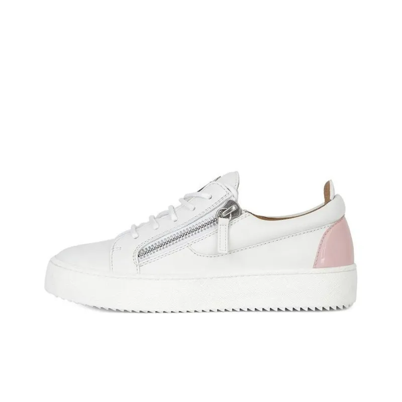 Giuseppe Zanotti/GZ Low Top Skateboard Shoes Women's Pink-0
