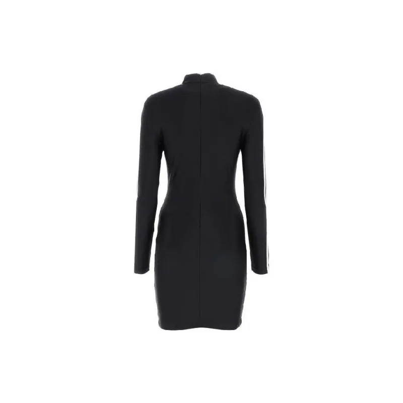 Balenciaga X Adidas Long Sleeve Mini Dress Black-1