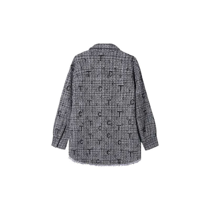 TCH Shirts Unisex Black White Plaid-1
