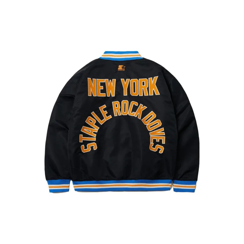 Staple X STARTER Baseball Jerseys Unisex Black-1