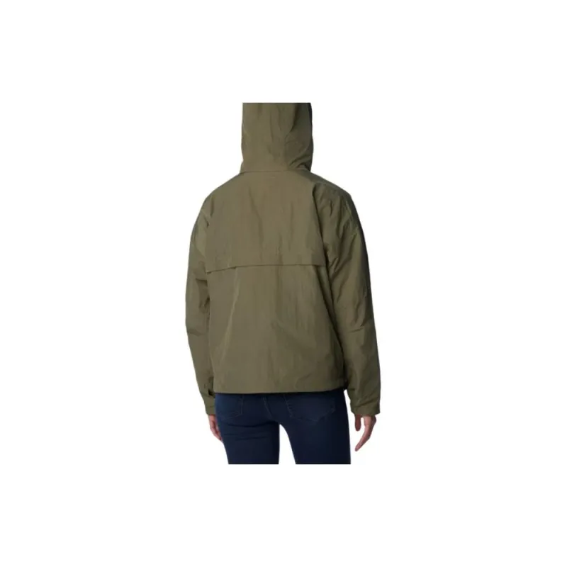 Columbia Windbreaker Jackets Women's Green-1
