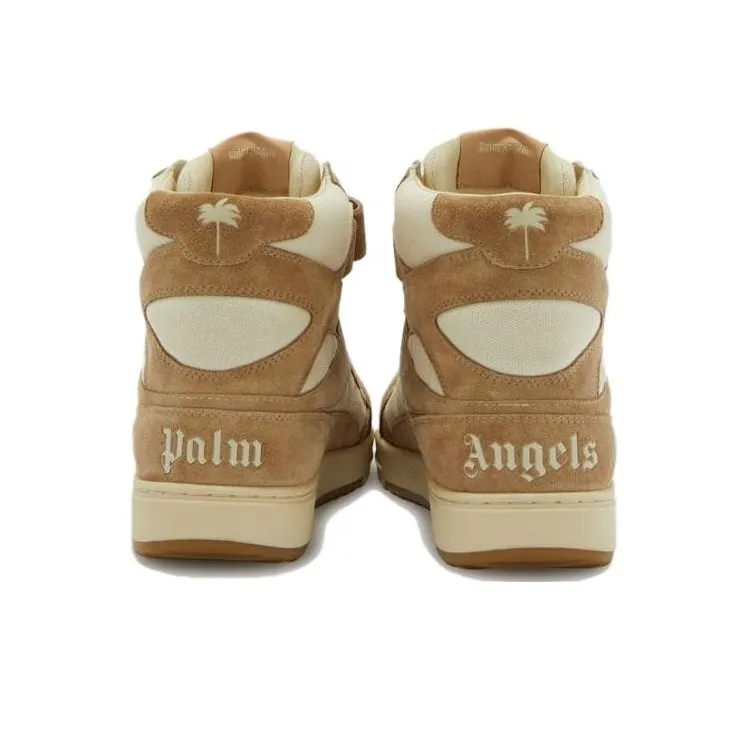 PALM ANGELS High Top Skateboard Shoes Men's Brown-3