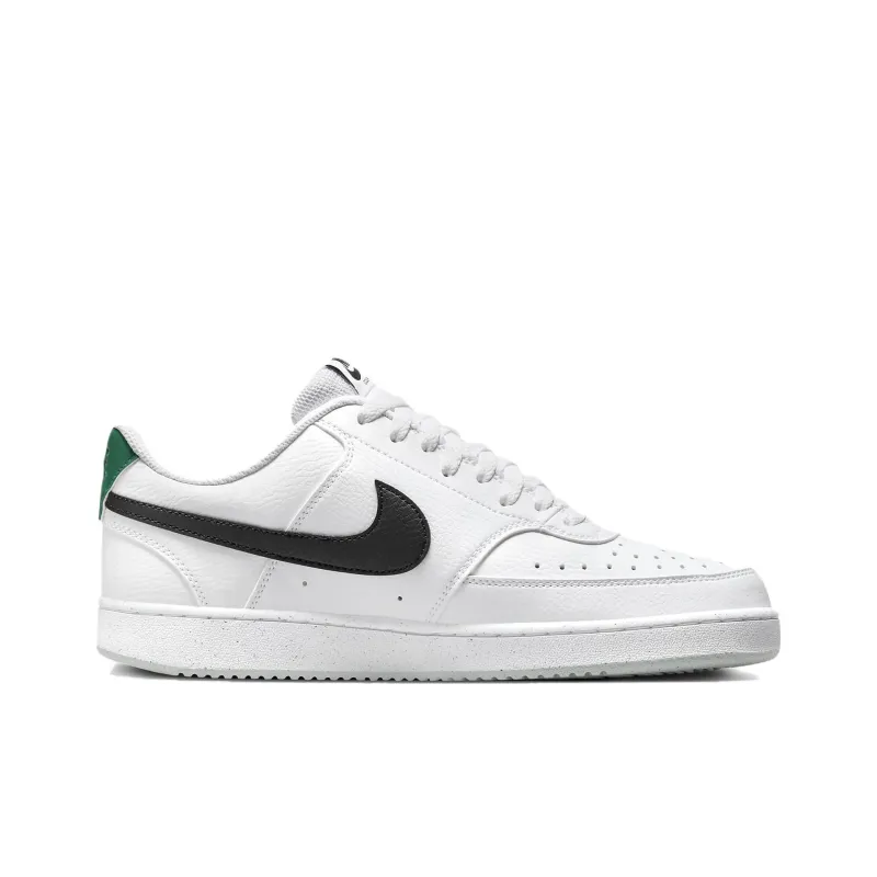Nike Court Vision 1 Low Top Skateboard Shoes Men's White Green-1