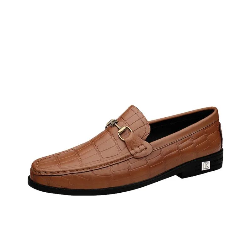 CKVUSAMG Gommino Loafers Unisex Black/Brown-1