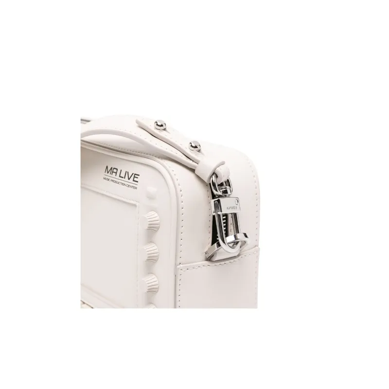 AMIRI Calfskin Messenger Bag Crossbody Bag Shoulder Bag Men's White-2