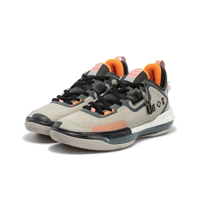 361° Supernova 1.0 Basketball Shoes Men Low Top Gray-2
