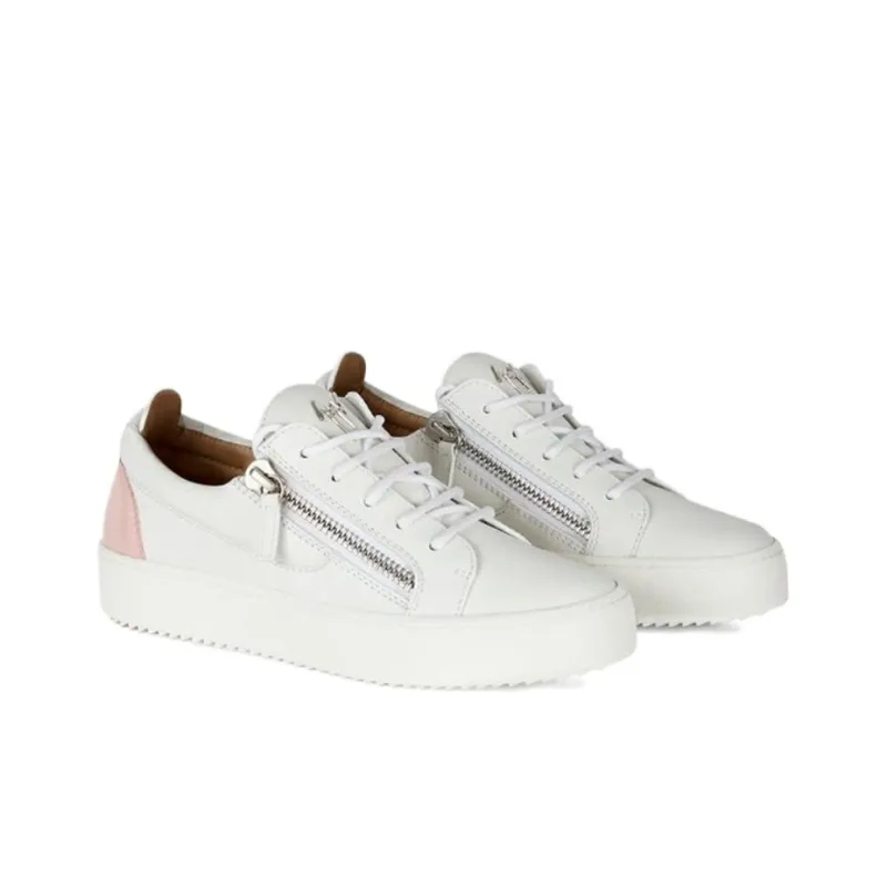 Giuseppe Zanotti/GZ Low Top Skateboard Shoes Women's Pink-1