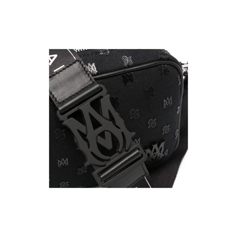 AMIRI Canvas Canvas Bag Messenger Bag Shoulder Bag Crossbody Bag Regular Men's Black-3