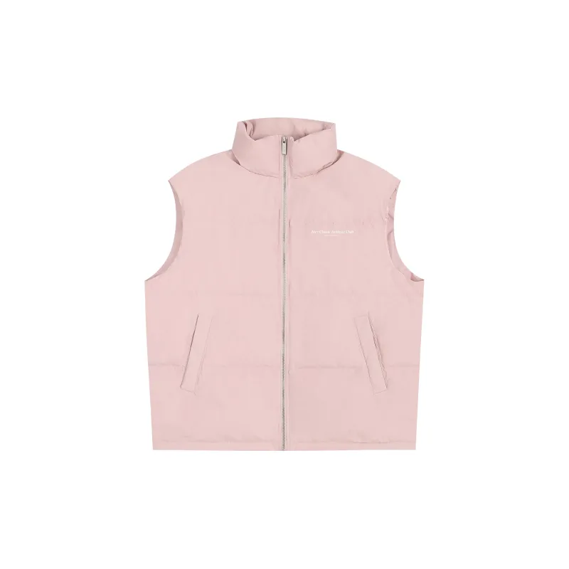 Atry Alphabet Slogan Series Puffer Jacket National Trend Minimalist Style Unisex Cold Resistant Coat Unisex-3
