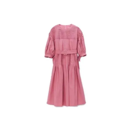 VERA VEINS Long-Sleeved Dresses Women's Rose Pink