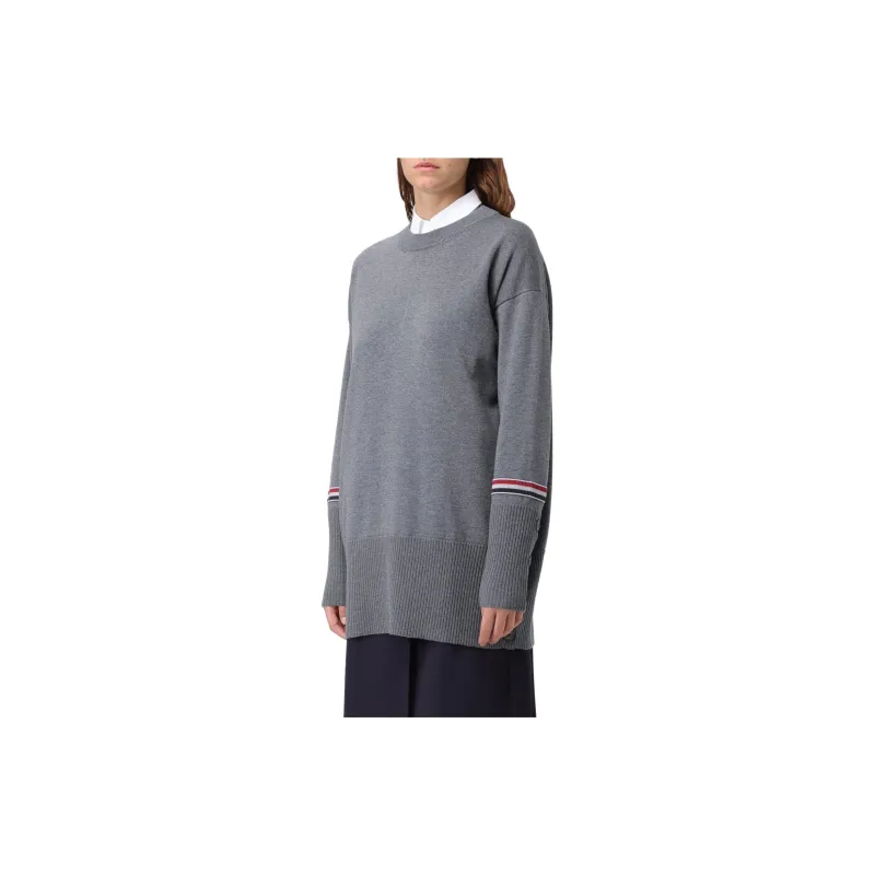 THOM BROWNE Rwb Striped Crewneck Jumper-1