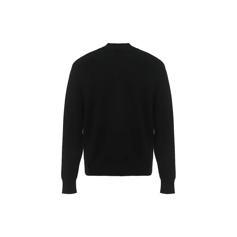 VERSACE JEANS COUTURE Logo embroidered Zipped Cardigan-1