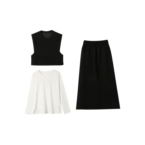 Udon House Two Piece Skirt Sets Women's