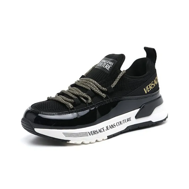 VERSACE JEANS Couture Logo-print Almond-toe Sneakers-1