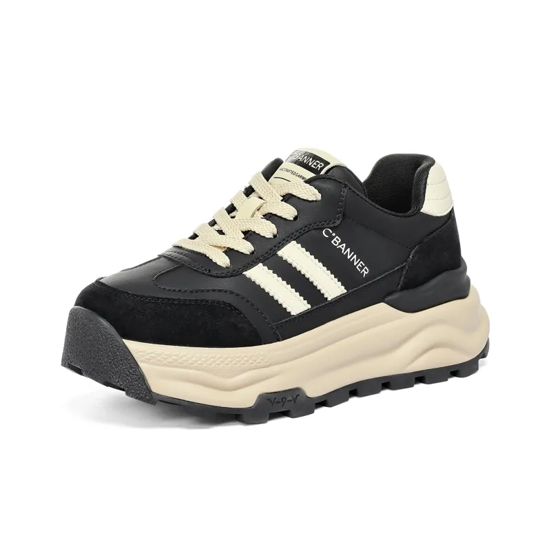 C°BANNER Low-Top Chunky Sneakers Women's Red Brown-11