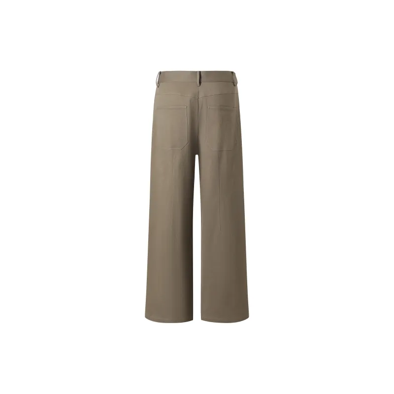KREATE BLANK Foundation Series Casual Pants Unisex Brown-1