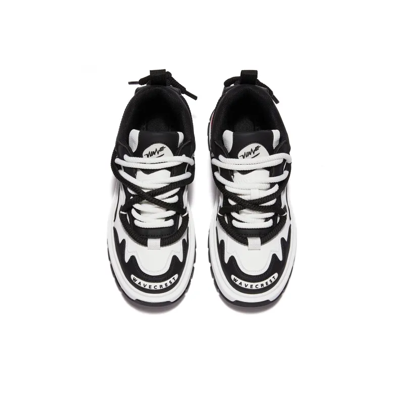 WAVECREST Cushioning Low-Top Chunky Sneakers Unisex-3