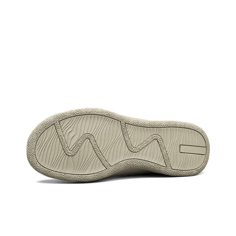 Jeep Wear Resistant Height Increasing Mid Top Casual Shoes Men's Sand-4
