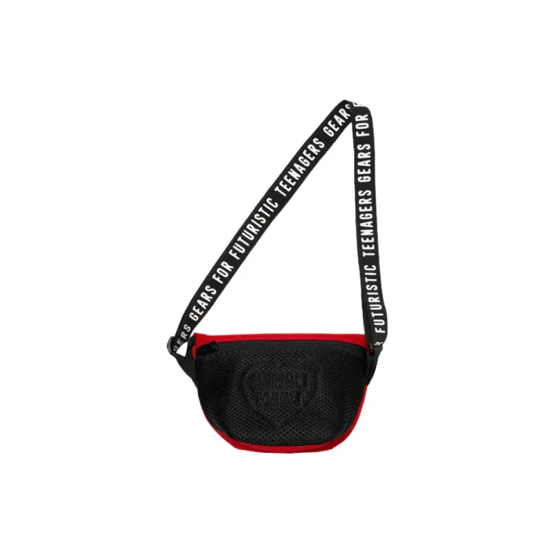 HUMAN MADE Polyester Crossbody Bag, Shoulder Bag Trumpets Unisex Red-1