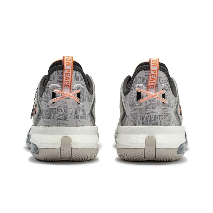361° Supernova 1.0 Basketball Shoes Men Low Top Gray-3