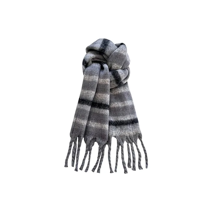 FREE RABBITⅡ Mohair Knit Scarves Unisex-1