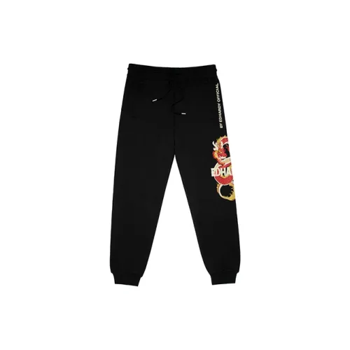 ED HARDY X Casual Pants Unisex Black