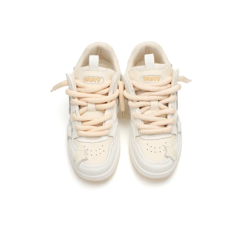 Youthloser Low Top Skateboard Shoes Unisex Beige-3