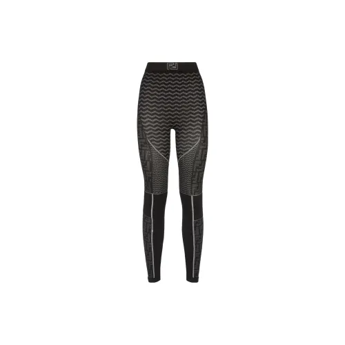 FENDI Leggings Women's Black