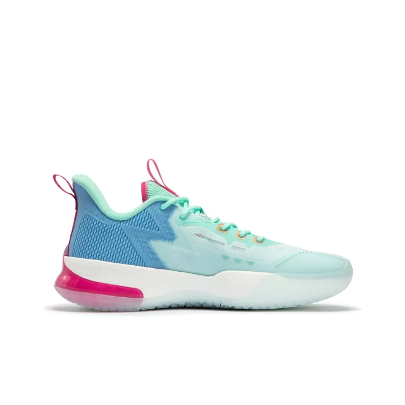 361° BIG3 4.0 PRO Anti Slip And Wear Resistant Rebound Cushioning Low Top Basketball Shoes Men's Blue-1