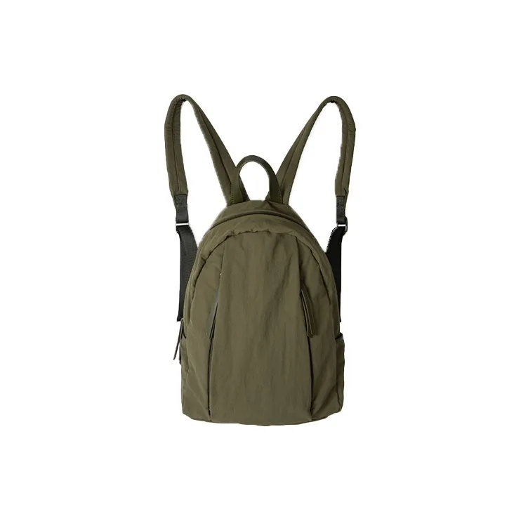 HAWA Nylon Backpack Large Size Unisex Apricot/Khaki/Green/Black-6