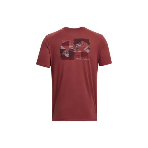 Under Armour T-Shirts Men Sugarcane Red