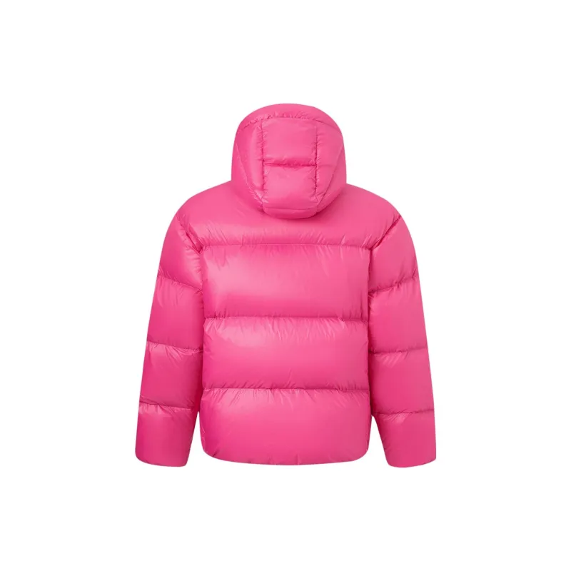 LiNing Sports Fashion Collection Down Jacket Unisex Black Cool Rose Red-1