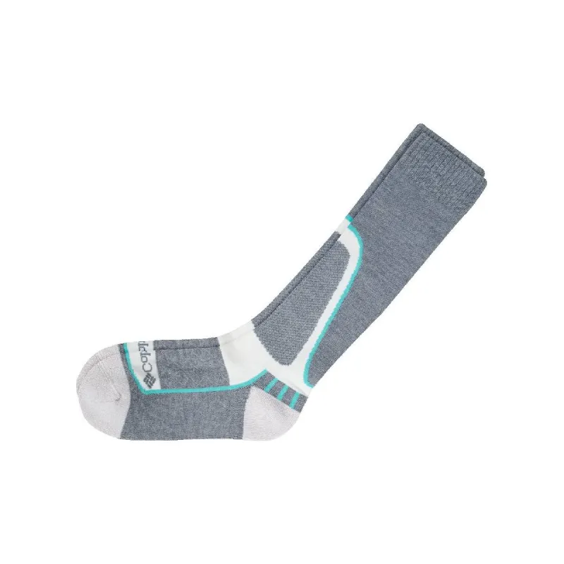 Columbia Knee High Socks Men's 1 Pack Light Gray-0