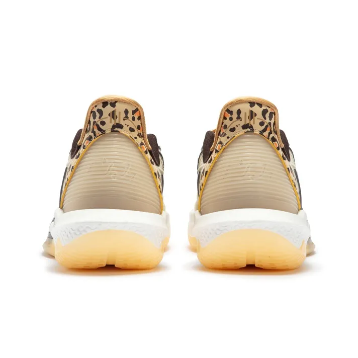 361° BIG3 4.0 Quick Pro Cushioning Anti Slip And Wear Resistant Low Top Basketball Shoes Men's Beige-3