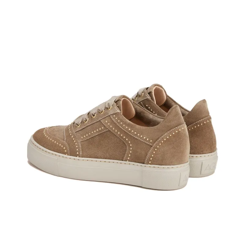 AGL Low-Top Skateboard Shoes Women's Taupe-2