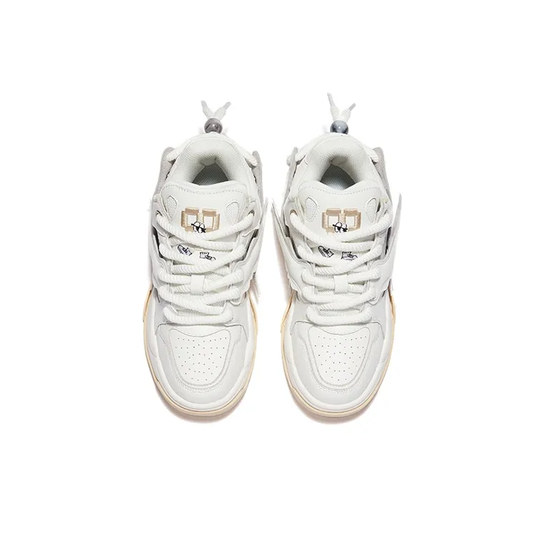Xavier3 X3 Bone Shoes Low Top Skateboard Shoes Unisex Ecru-3