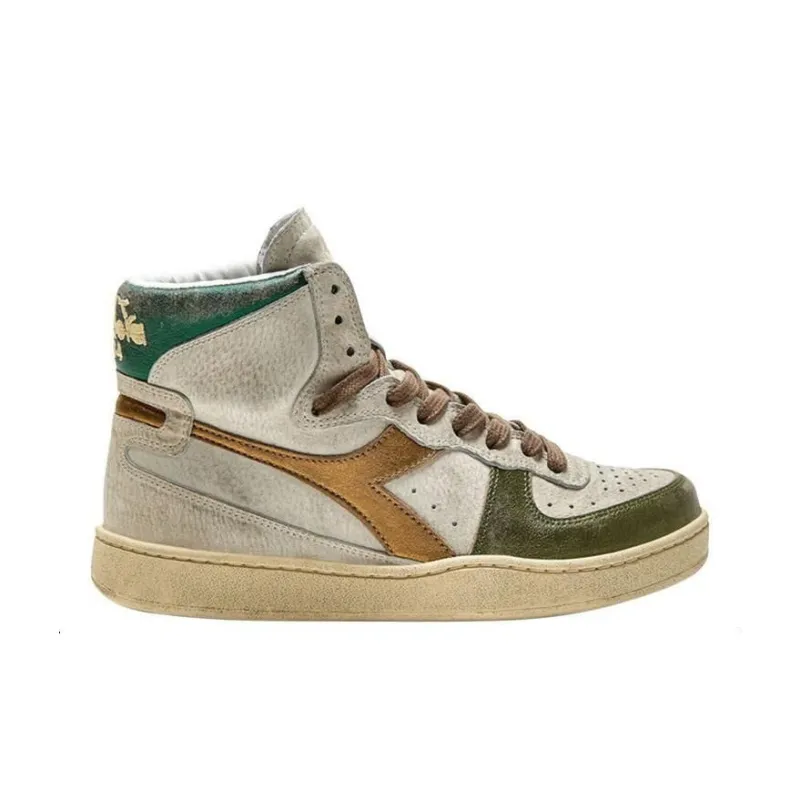 diadora Women's Mi Basket 'Metal - Oyster White Doe'-1