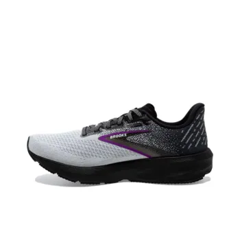 Brooks Launch 10 Cushioning Anti-Slip And Wear-Resistant Low-Top Casual Running Shoes Women's Black White
