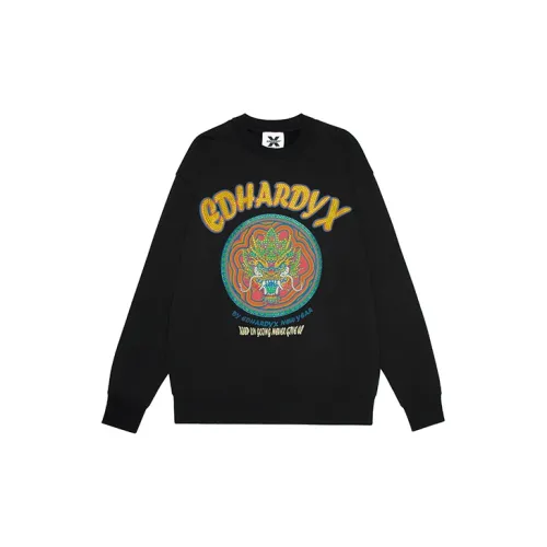 ED HARDY X Sweatshirts Unisex Black