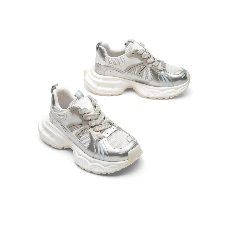 TOOMANYSHOES Vintage Party Low Top Chunky Sneakers 4cm Women's-7
