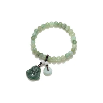 North Cain Bean Type Jadeite Bracelets Unisex