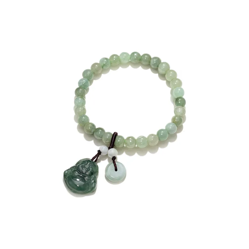 North Cain Bean Type Jadeite Bracelets Unisex-0