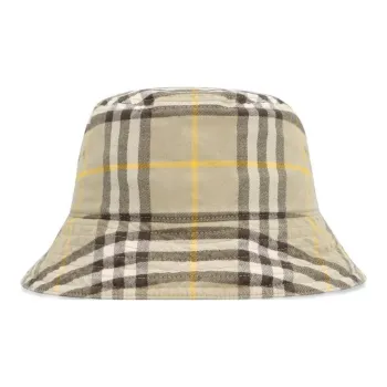 Burberry Vintage Check Cotton Bucket Hat