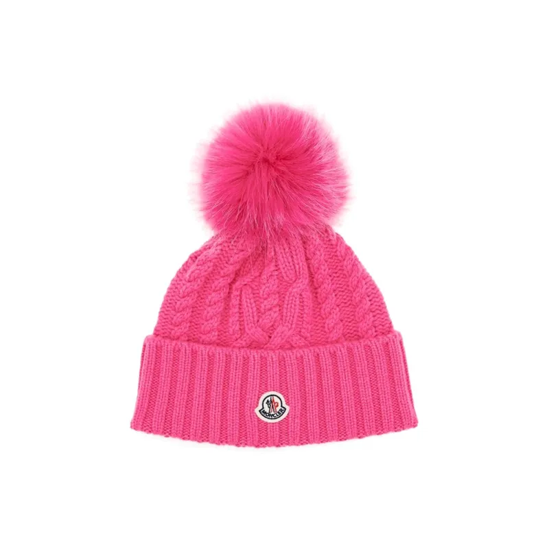 Moncler Logo Patch Beanie-0