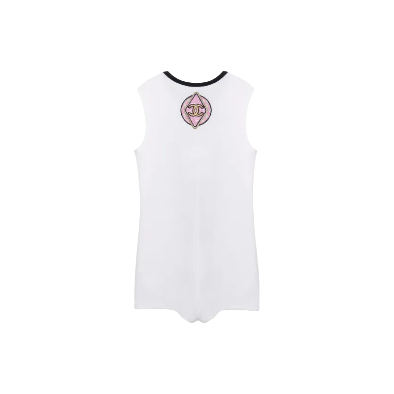 CHANEL 23 New Spring And Summer Arrivals Bodysuits Women's White-1