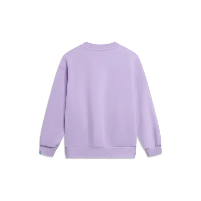 LINING Disney Sweatshirts Women's Vero Rose Purple Fleece Lined-1