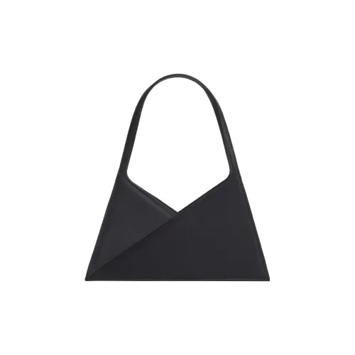 MM6 Maison Margiela Satin Handbag, Shoulder Bag Regular Women's Black